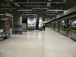 Perron voor de Jubilee Line