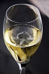 Champagne dans une flûte