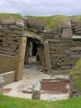 Le village de Skara Brae est constitué de plusieurs groupes de maisons reliées entre elles par des passages.