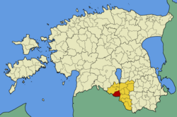 Hummuli Parish within Valga County.