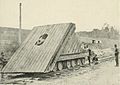 The Union's Moving Battery armed with a siege mortar on the City Point Railroad during the Siege of Petersburg.