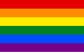 Bandera LGBT actual.