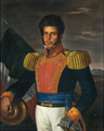 Retrato póstumo de Vicente Guerrero, óleo sobre tela.[6]​