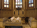 The tombs of Emperor Pedro II of Brazil and other members of the Brazilian imperial family, made from Carrara marble in the Cathedral of Petrópolis, Brazil