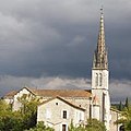 Vue sur l'église.