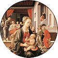 Filippo Lippi Bartolini Tondo. Diameter 135 cm