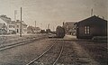 Treffendel : la gare du tramway vers 1930 (carte postale).