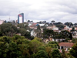 Vista parcial da cidade de Rio Negro