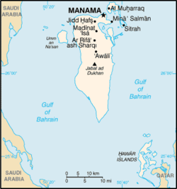 Manama dan Bahrain.