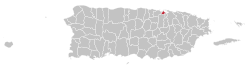 Localização de Cataño em Porto Rico