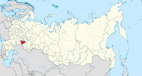 Localisation de Oblast de Samara