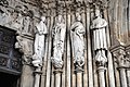 Detalle do pórtico da Catedral de Tui (s. XIII)