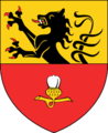 Schwarzer Jülicher Löwe im Wappen von Brachelen