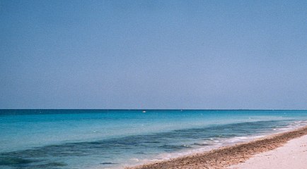 A beach in the Antilles