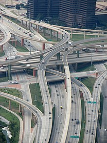 High Five Interchange in Dallas