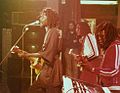 Peter Tosh mit Robbie Shakespeare und der Word, Sound and Power Band im Rahmen der Bush-Doctor-Tour, Cardiff, 1978