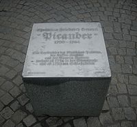 Plaque in Leipzig