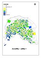 Melfi (PZ):mappa del danno. Da D1 a D5 il danno incrementa progressivamente.