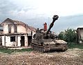 Panzerhaubitze M109A σε θέση μάχης