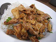 Russian beef Stroganoff