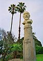 busto di Pirandello in un parco pubblico di Palermo