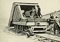 Interior view of the Union's "Moving" battery at the Siege of Petersburg, 1864.