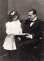 Le grand-duc de Hesse et sa fille Élisabeth (1905)