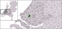 Situo de la municipo Vlaardingen