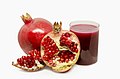 Pomegranate with juice