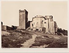 Abbaye de Montmajour, Édouard Baldus, 1862.