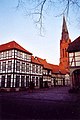 Vakwerkhuizen aan de Markt, op de achtergrond de St.Martinuskerk