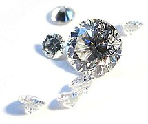 Diamants taillés.