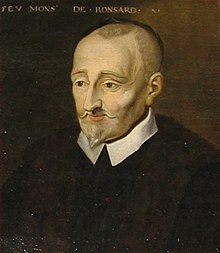 Portrait du poète français Pierre de Ronsard (huile sur toile, Musée des Beaux-arts, Blois, vers 1620