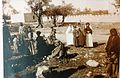 Femmes et enfants d'un campement tzigane en Palestine mandataire, années 1920