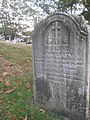 A 19th century gravestone, Boston, Massachusetts, USA,