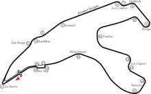 Circuit de Spa-Francorchamps (last modified in 1996)