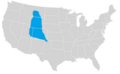 Distribution of Apatosaurus