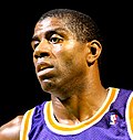 Magic Johnson en 1987.