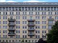 Façade of a Stalinist-era apartment block