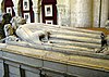 The tomb of King Athelstan in Malmesbury Abbey