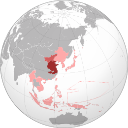 Repubblica di Cina - Localizzazione