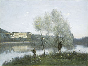 Ville-d'Avray (1865). Huile sur toile, Washington, National Gallery of Art.