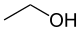 Formule topologique de la molécule d'éthanol