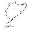 Gesamtstrecke 1967–1972, erste Umbauten, u. a. Hohenrain