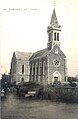 Treffendel : l'église paroissiale au début du XXe siècle (carte postale).