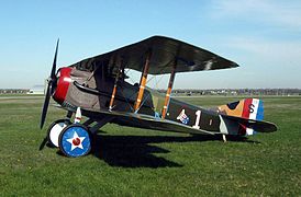 SPAD S.XIII de collection, semblable à ceux utilisés par l'United States Army Air Service.