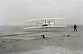 Image 15The Wright Flyer: the first sustained flight with a powered, controlled aircraft (from History of aviation)