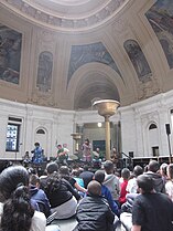 Rotunda of the current building, the Alexander Hamilton U.S. Custom House, during a live presentation (2012)