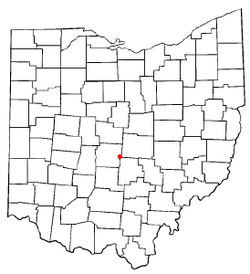 Location of Reynoldsburg, Ohio