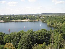 Blick auf den Wolfssee an der Sechs-Seen-Platte